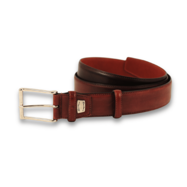 SANTONI - Ceintuur leer cognac 3,5cm (39940)